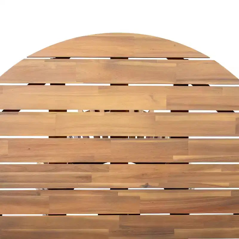 Christopher Knight Home Sivir Set da pranzo da esterno moderno costiero in legno di acacia, 5 pezzi con cuscini