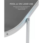 2 Sedie Sdraio da Esterno per Spiaggia, Poltrone Prendisole da Piscina, Reclinabili Regolabili per Ponte, Giardino, Cortile, Balcone, Nero/Tortora/Grigio