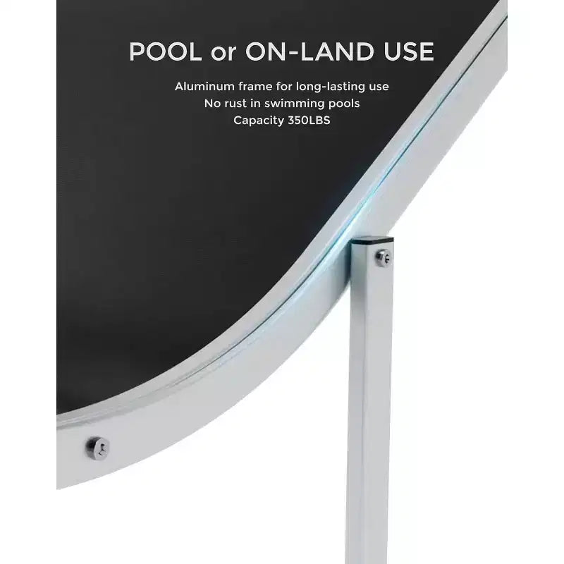 2 Sedie Sdraio da Esterno per Spiaggia, Poltrone Prendisole da Piscina, Reclinabili Regolabili per Ponte, Giardino, Cortile, Balcone, Nero/Tortora/Grigio