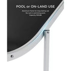 2 Sedie Sdraio da Esterno per Spiaggia, Poltrone Prendisole da Piscina, Reclinabili Regolabili per Ponte, Giardino, Cortile, Balcone, Nero/Tortora/Grigio