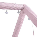 Letto a giorno imbottito Merax Full Size a forma di casetta con strisce LED