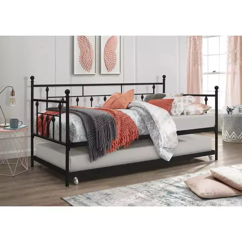 Home Design Richland Letto a giorno doppio con letto estraibile