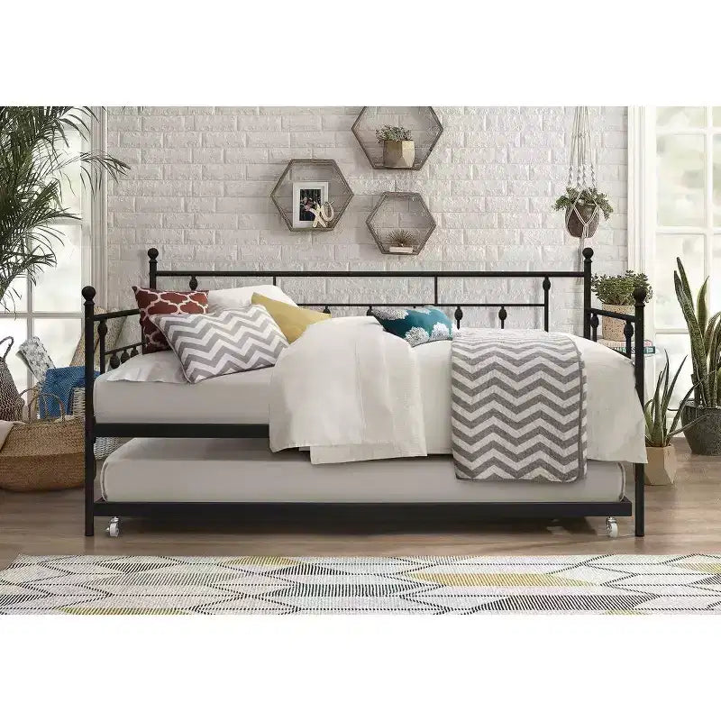 Home Design Richland Letto a giorno doppio con letto estraibile