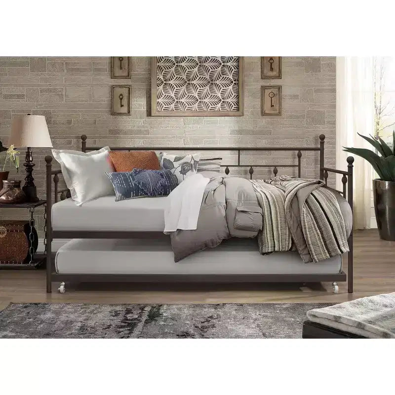 Home Design Richland Letto a giorno doppio con letto estraibile