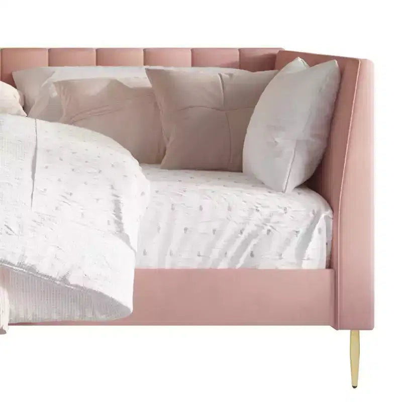 Home Design Maidste Letto a giorno imbottito singolo