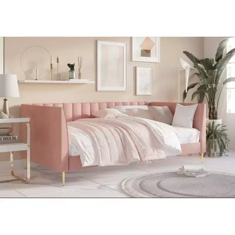 Home Design Maidste Letto a giorno imbottito singolo