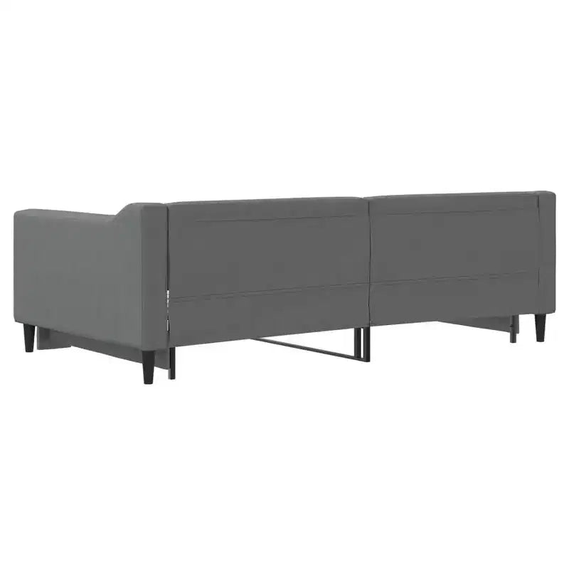 vidaXL Letto a giorno con letto estraibile - Grigio scuro