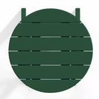 WestinTrends Malibu HDPE Tavolo da Pranzo Rotondo Pieghevole da Esterno da 24,5 Pollici