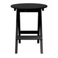 WestinTrends Malibu HDPE Outdoor 24.5 Inch Round Portable Folding Patio Dining Table
