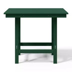 WestinTrends Ashore Tavolo da pranzo quadrato da esterno in HDPE da 36 pollici con foro per ombrellone