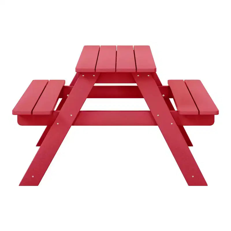 WestinTrends Malibu Tavolo da Picnic per Bambini in Plastica HDPE da Esterno