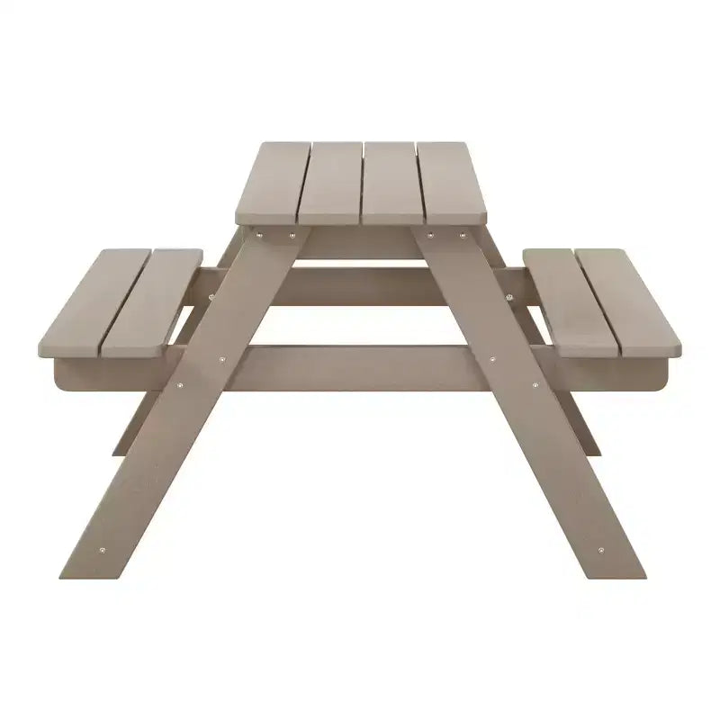 WestinTrends Malibu Tavolo da Picnic per Bambini in Plastica HDPE da Esterno