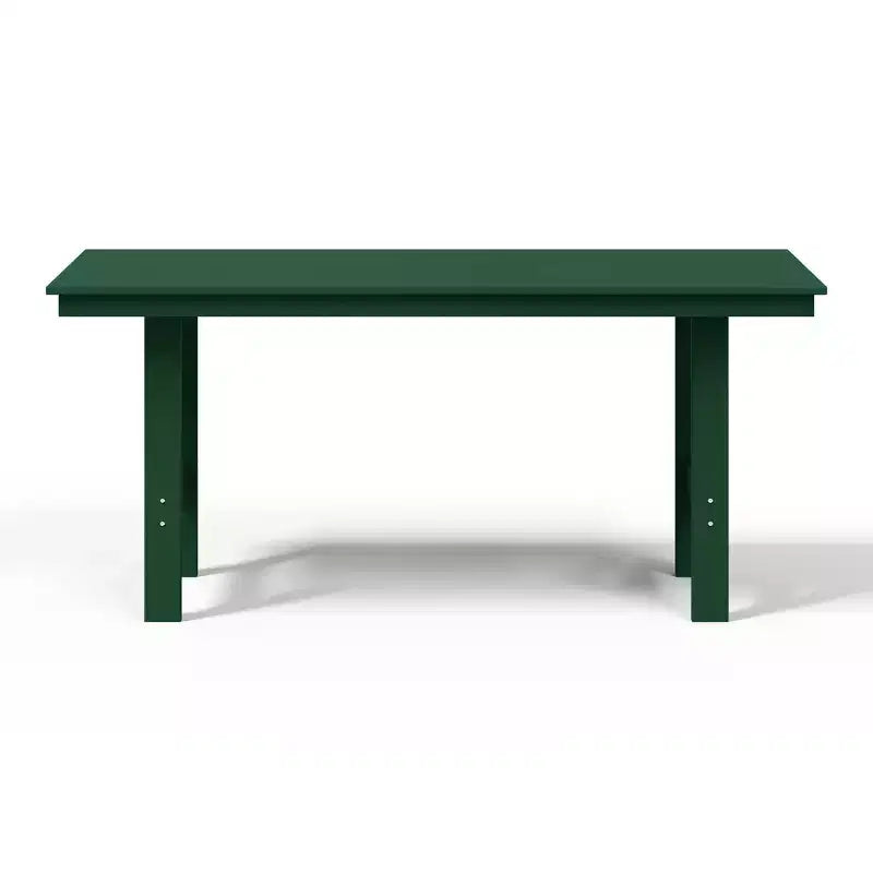 WestinTrends Ashore Tavolo da pranzo rettangolare da esterno moderno in HDPE da 168 cm per 6 persone