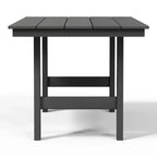 WestinTrends Ashore Tavolo da pranzo rettangolare da esterno moderno in HDPE da 168 cm per 6 persone