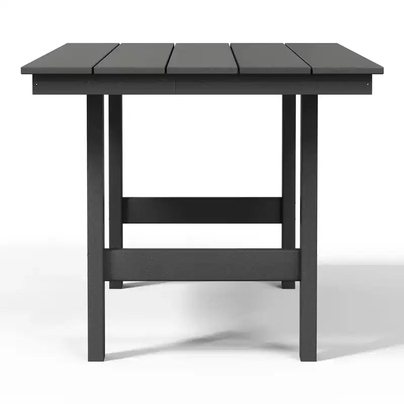 WestinTrends Ashore Tavolo da pranzo rettangolare da esterno moderno in HDPE da 168 cm per 6 persone