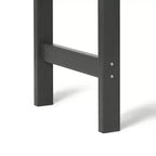 WestinTrends Ashore Tavolo da pranzo rettangolare da esterno moderno in HDPE da 168 cm per 6 persone