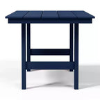 WestinTrends Ashore Tavolo da pranzo rettangolare da esterno moderno in HDPE da 168 cm per 6 persone
