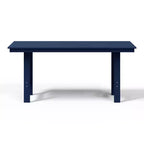 WestinTrends Ashore Tavolo da pranzo rettangolare da esterno moderno in HDPE da 168 cm per 6 persone