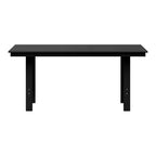 WestinTrends Ashore Tavolo da pranzo rettangolare da esterno moderno in HDPE da 168 cm per 6 persone