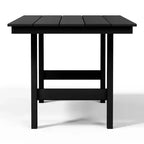 WestinTrends Ashore Tavolo da pranzo rettangolare da esterno moderno in HDPE da 168 cm per 6 persone