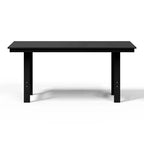 WestinTrends Ashore Tavolo da pranzo rettangolare da esterno moderno in HDPE da 168 cm per 6 persone