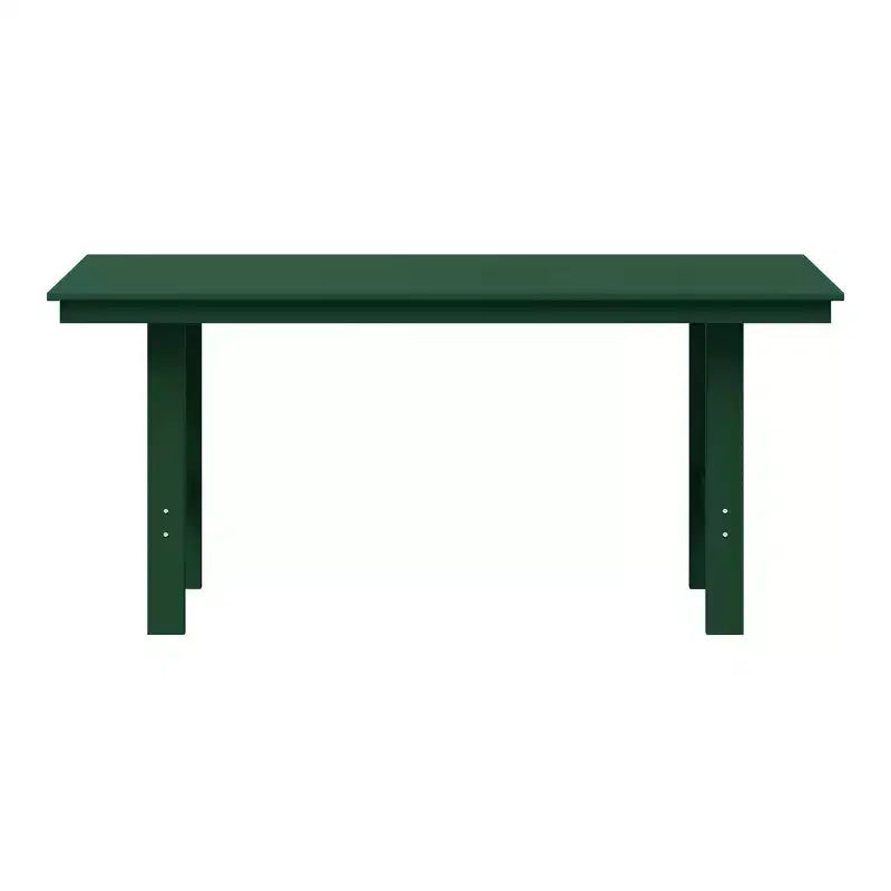 WestinTrends Ashore Tavolo da pranzo rettangolare da esterno moderno in HDPE da 168 cm per 6 persone