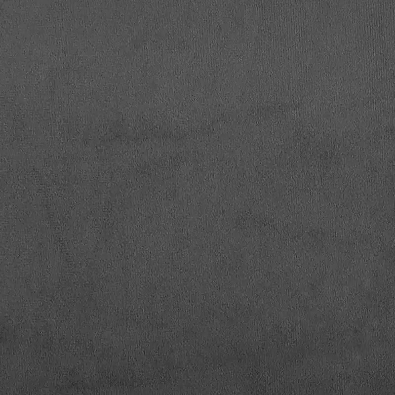 vidaXL Divano letto a 2 posti in velluto grigio scuro - Divanetto imbottito per soggiorno/cantina/dormitorio con telaio in legno