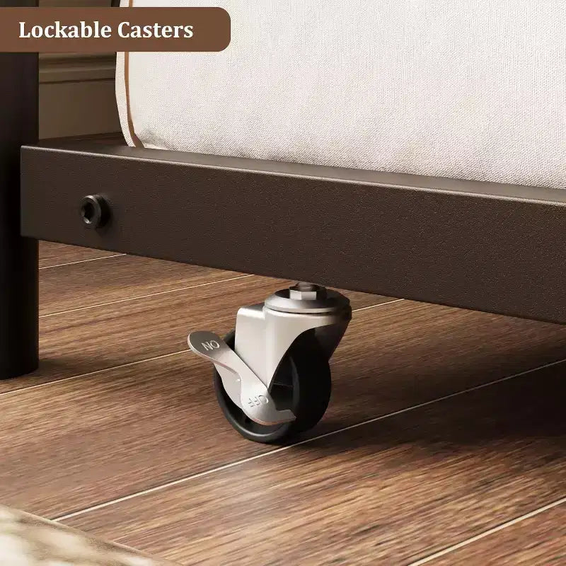 Acekool Daybed Doppio con Letto Estraibile - Divano Letto Salvaspazio e Letto per Ospiti