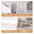 GustoWave Twin Metal Daybed con letto estraibile pieghevole, Daybed salvaspazio