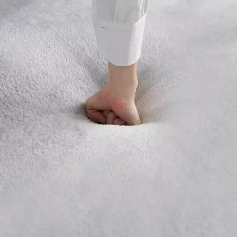 Divano Sezionale a L a Compressione Completa con Chaise Longue Curva, Divano Modulare in Ciniglia, Ad Alta Densità per Soggiorno in Appartamento