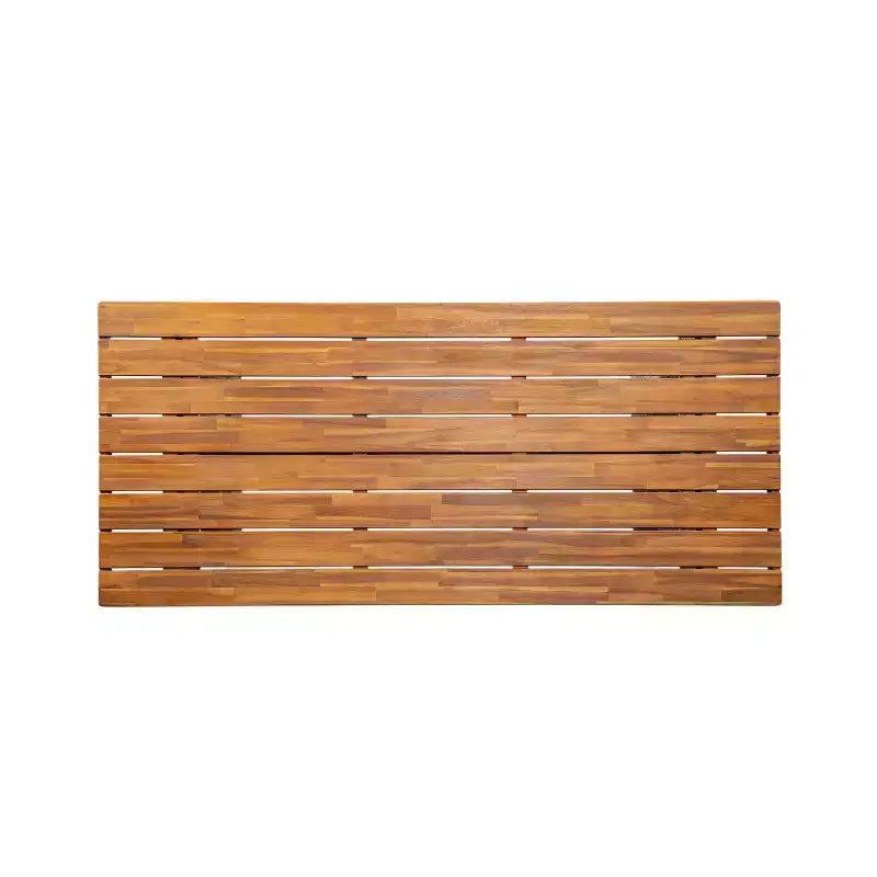 Christopher Knight Home Amara Set da pranzo rustico per esterni da 6 pezzi in legno di acacia con tavolo a doghe in rattan e cuscini