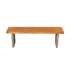 Set da pranzo da esterno Liliana Rustic 6 pezzi in legno di acacia con tavolo in rattan e cuscini di Christopher Knight Home