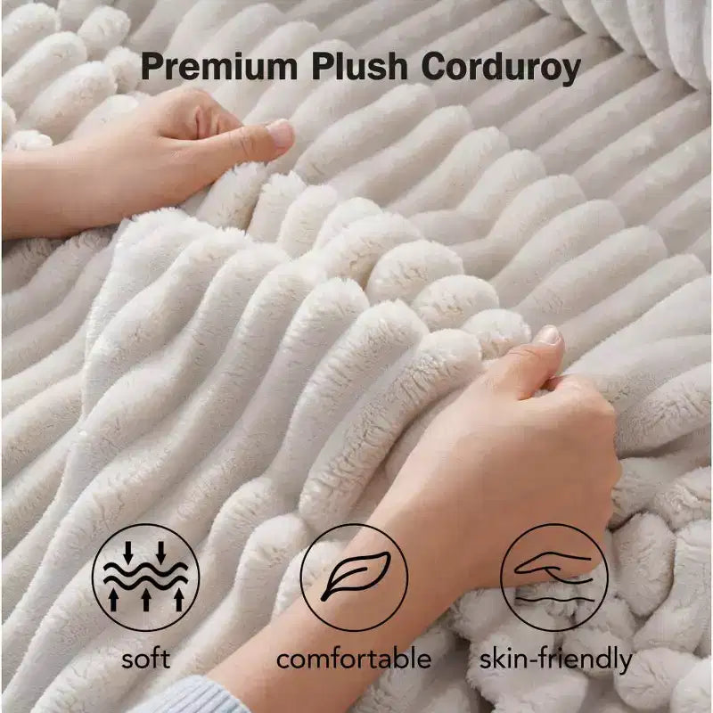 Dyonery 101 Divano Letto Angolare con Letto Estraibile, Schienale Reclinabile/Chaise Longue Contenitore Reversibile/Porte USB/Portabicchieri, Velluto a Coste Morbido