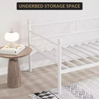 Divano letto singolo con letto estraibile, letto estraibile in metallo, struttura divano letto, doghe in metallo resistente, per soggiorno, camera da letto, camera degli ospiti, salvaspazio