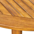 Christopher Knight Home Torrence Set da pranzo da esterno 5 pezzi in legno di acacia e vimini con cuscini