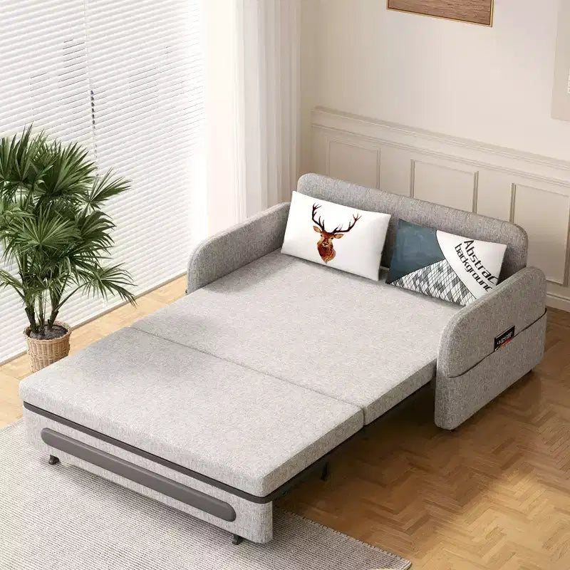 Divano letto convertibile Gaoyangjiaju da 37 a 88,58 pollici con contenitore nascosto e ruote bloccabili