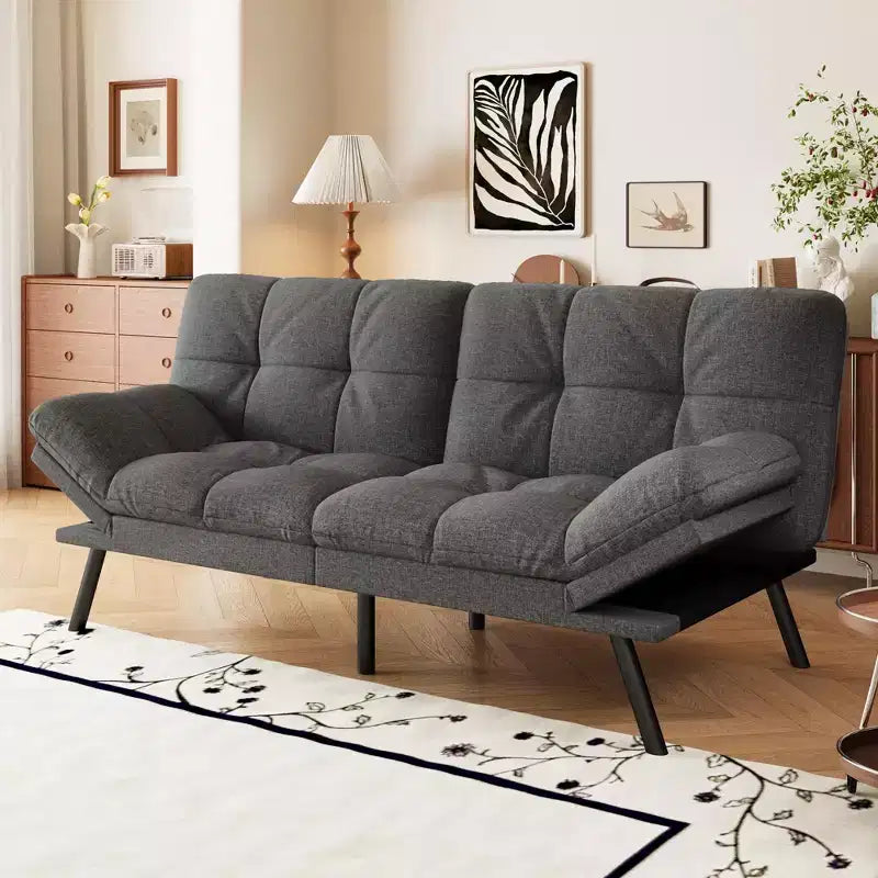 Dyonery 71 Divano Letto Trasformabile, Divano Letto con Memory Foam, Schienale e Braccioli Regolabili, Divanetto Letto Multifunzionale