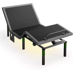 Marsail Adjustable Bed Twin XL, Head and Foot Incline Adjustable Bed Frame with Nightlight, Wireless Remote Control, 4 USB Ports & 4 Height Options