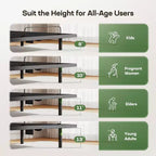 Marsail Letto Regolabile Twin XL, Rete a Doghe Regolabile in Altezza con Inclinazione Testa e Piedi, Luce Notturna, Telecomando Wireless, 4 Porte USB e 4 Opzioni di Altezza
