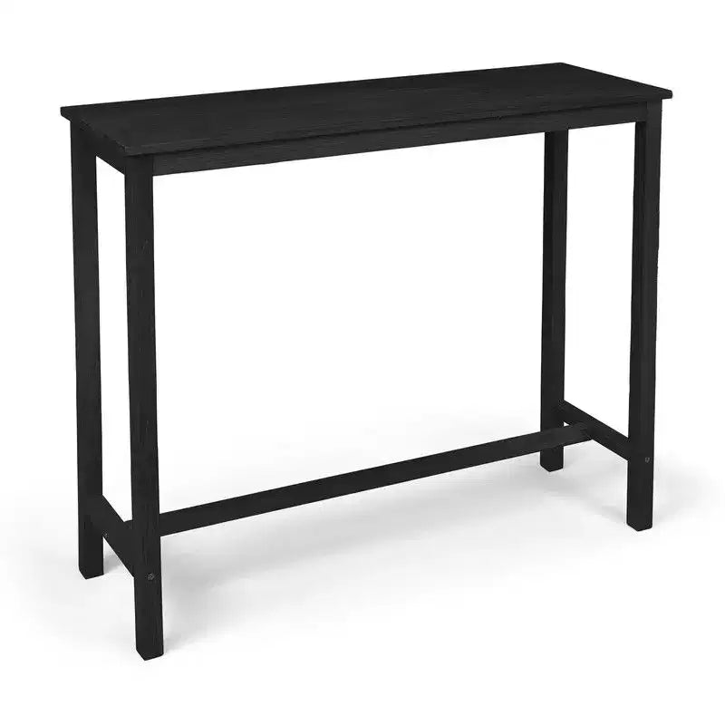 Karl Home Patio Fir Wood Black Bar Table