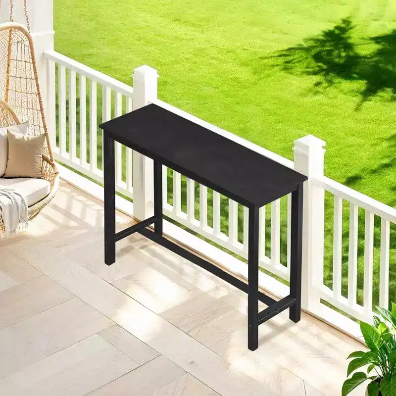 Tavolo da bar Karl Home Patio in legno d'abete nero