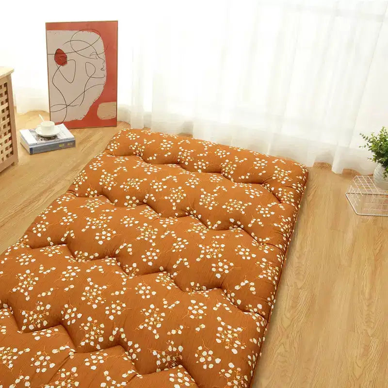 Materasso Futon Giapponese da Pavimento, Tatami Spesso Portatile, Materassino Futon Arrotolabile, Materasso Pieghevole da Pavimento, Materasso per Dormire per Campeggio, Dormitorio, Camera degli Ospiti