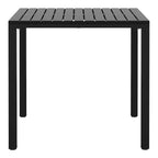 WestinTrends Playa 31.5 Iron Metal Frame Outdoor Square Patio Dining Table