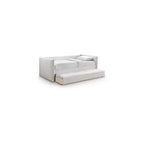 Meridian Furniture,Colton Linen Textured Fabric Twin Daybed