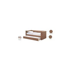 Meridian Furniture, Letto a giorno doppio in pelle vegana Beverly
