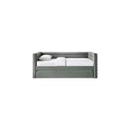 Meridian Furniture, Letto a giorno doppio in pelle vegana Beverly