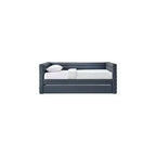 Meridian Furniture, Letto a giorno doppio in pelle vegana Beverly
