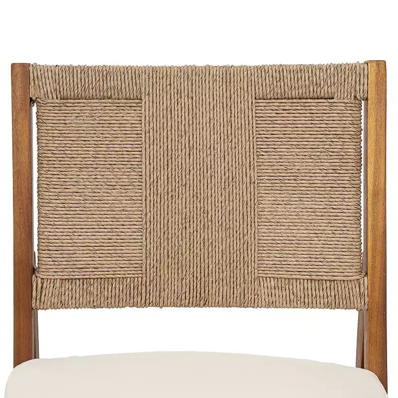 Christopher Knight Home Daisy Set da pranzo rustico da 3 pezzi in legno di acacia con sedie in vimini intrecciato