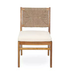 Christopher Knight Home Daisy Set da pranzo rustico da 3 pezzi in legno di acacia con sedie in vimini intrecciato