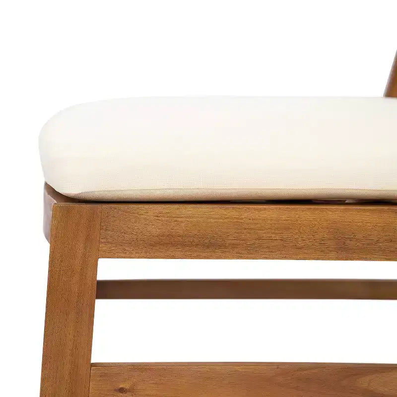 Christopher Knight Home Daisy Set da pranzo rustico da 3 pezzi in legno di acacia con sedie in vimini intrecciato